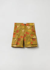 Ovs Kids Boy Grand&Hills Bermuda Cargo Shirts With Print